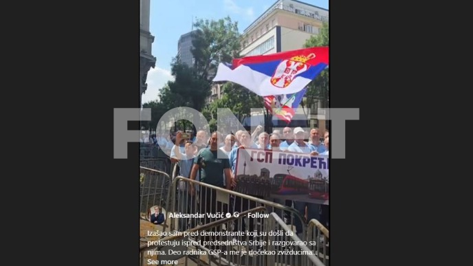 Vučić sa radnicima GSP